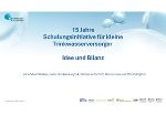 Idee und Bilanz der Schulungsinitiative für kleine Trinkwasserversorger