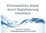 Ehrenamtliche Arbeit durch Digitalisierung erleichtern